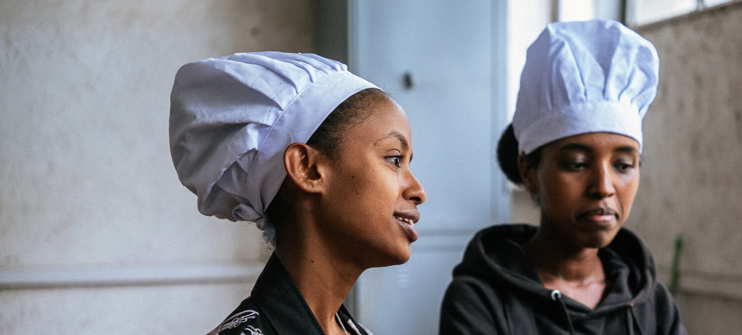 Kooktraining Ethiopië jongeren