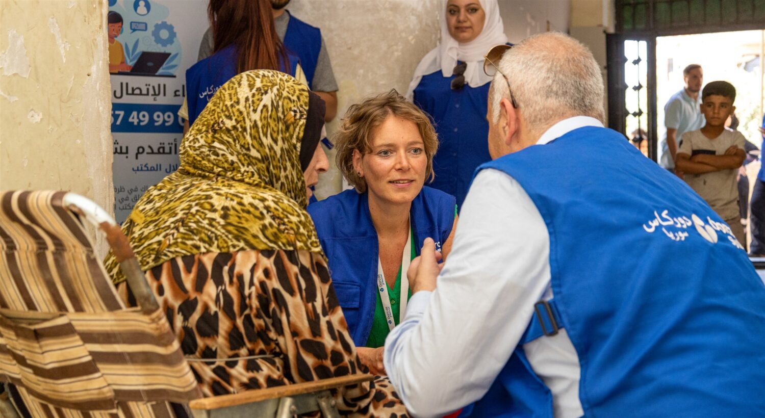 Directeur Agnes Kroese op bezoek in Syrië