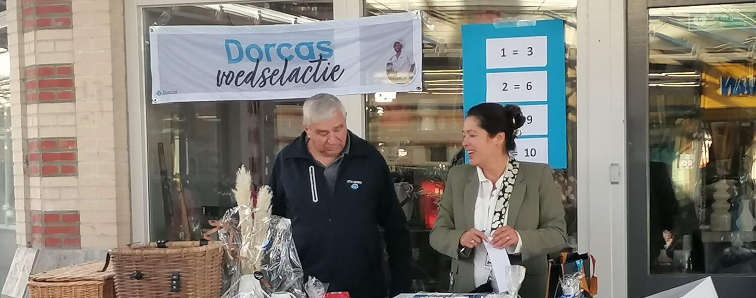 Dorcas Voedselactie vrijwilligers Urk